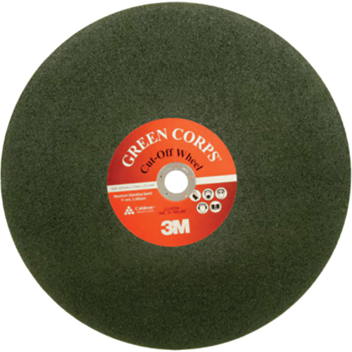 Green Corps Cut Off Wheel, 16" x Ceramic, 20000 RPM Brunswick Fyr & Safety