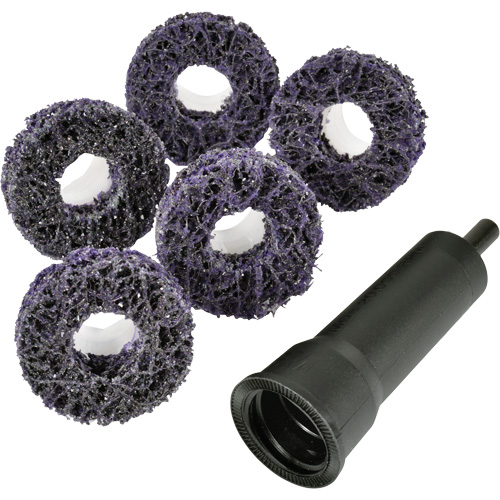 Scotch-Brite Roloc Pro Brake Hub Cleaning Disc Kit, Extra Coarse Grit, Silicon Carbide Brunswick Fyr & Safety