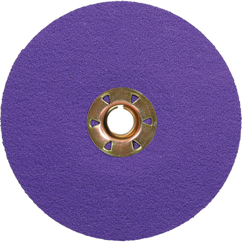 Disque en fibre &agrave; changement rapide Cubitron 3, C&eacute;ramique, 80+, 5" Dia Brunswick Fyr & Safety