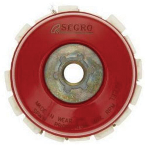 Brosse-boisseau en fil m&eacute;tallique serti avec grille de protection Brunswick Fyr & Safety