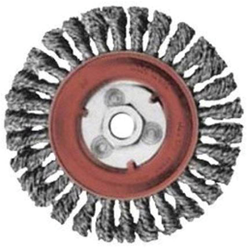 Roue compl&egrave;te de c&acirc;ble de torsion, Dia. 5", Fils 0,02", Arbre 5/8"-11, Acier Brunswick Fyr & Safety