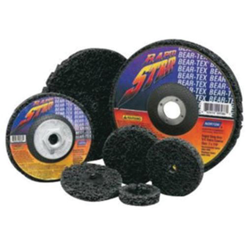 Bear-Tex&reg; Rapid Strip Non-Woven Quick-Change Disc, 2" Dia., Extra Coarse Grit, Silicon Carbide Brunswick Fyr & Safety