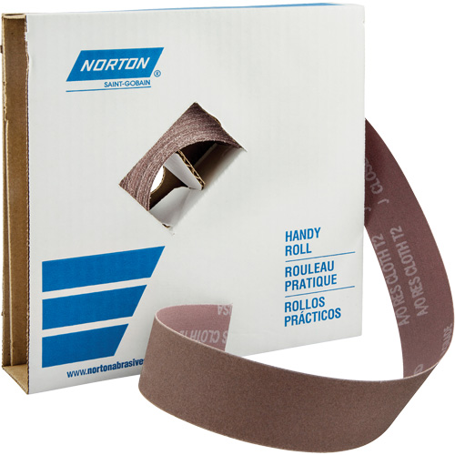 Metalite&reg; K225 Shop Rolls, Aluminum Oxide, 1-1/2" W x 150' L, 40 Grit Brunswick Fyr & Safety