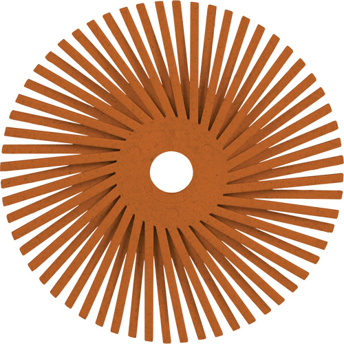 Scotch-Brite Type A Precision Radial Bristle Brush PN-RB, Ceramic, 80+ Grit, 3" Dia. Brunswick Fyr & Safety