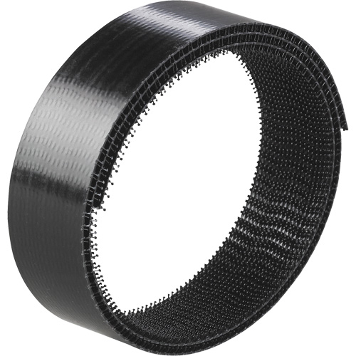 Dual Lock Reclosable Fastener, Self-Mating, 50 yds x 1", Sew-On, Black Brunswick Fyr & Safety