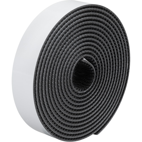 Dual Lock Reclosable Fastener, Self-Mating, 50 yds x 1/2", Adhesive, Black Brunswick Fyr & Safety