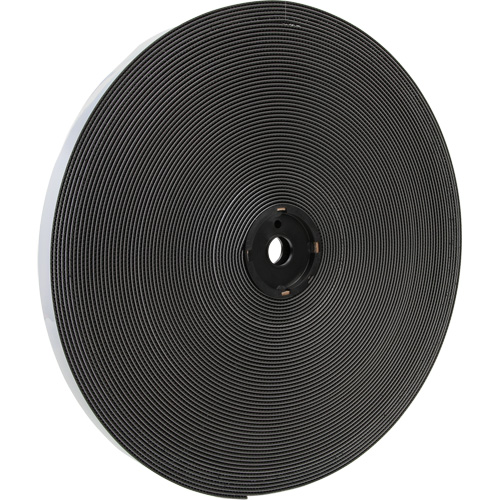 Dual Lock Reclosable Fastener, Self-Mating, 50 yds x 1/2", Adhesive, Black Brunswick Fyr & Safety