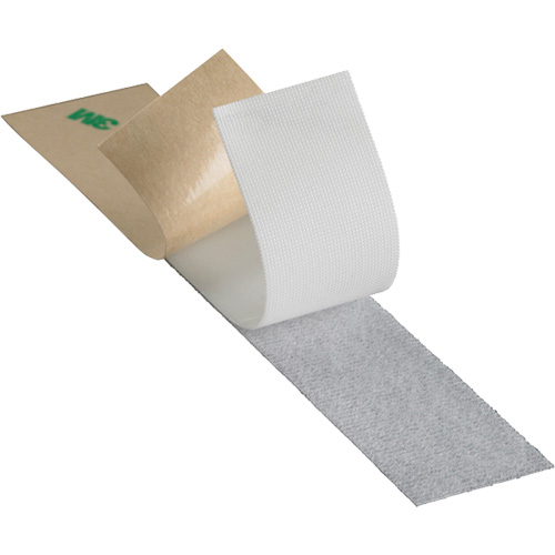 Fastener, Hook, 25 yds x 1", Adhesive, White Brunswick Fyr & Safety