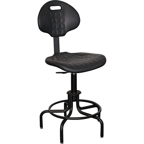 Tabouret avec dossier de s&eacute;rie 6000, Stationnaire, Ajustable Hauteur, Capacit&eacute; 250 lb Brunswick Fyr & Safety