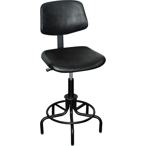 6000 Series Stool with Back, Stationary, Adjustable Height, 250 lbs. Capacity Brunswick Fyr & Safety