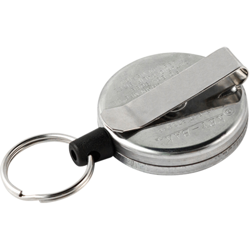 D&eacute;rouleurs autor&eacute;tractables originaux #485-HDK, Chrome, C&acirc;ble 48", Fixation Agrafe de ceinture Brunswick Fyr & Safety