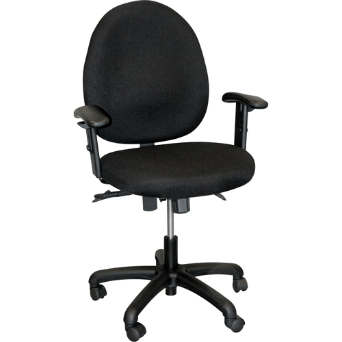 Chaise de dactylo ergonomique avec dossier moyen de s&eacute;rie 900 Brunswick Fyr & Safety