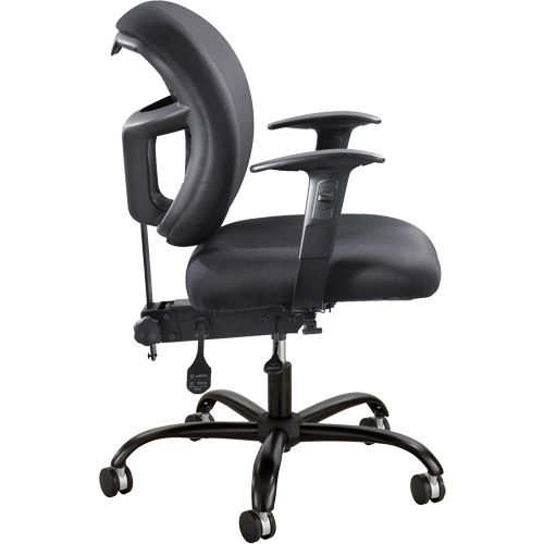 Alday Intensive Use 24/7 Task Chairs, Nylon, Black, 500 lbs. Capacity Brunswick Fyr & Safety