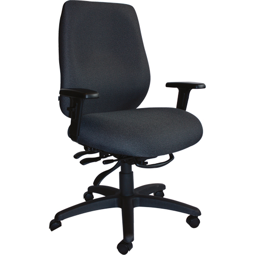 Chaises ergonomiques robustes Cierra , Tissu, Noir, Capacit&eacute; 400 lb Brunswick Fyr & Safety