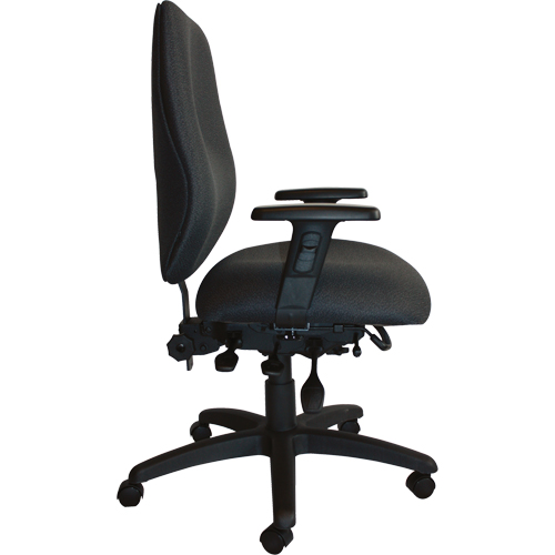 Chaises ergonomiques robustes Cierra , Tissu, Noir, Capacit&eacute; 400 lb Brunswick Fyr & Safety