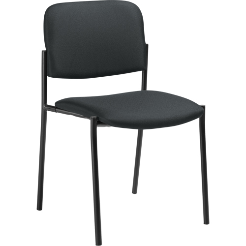 Chaises sans accoudoirs empilables, Tissu, Hauteur 32", Capacit&eacute; 300 lb, Charbon Brunswick Fyr & Safety