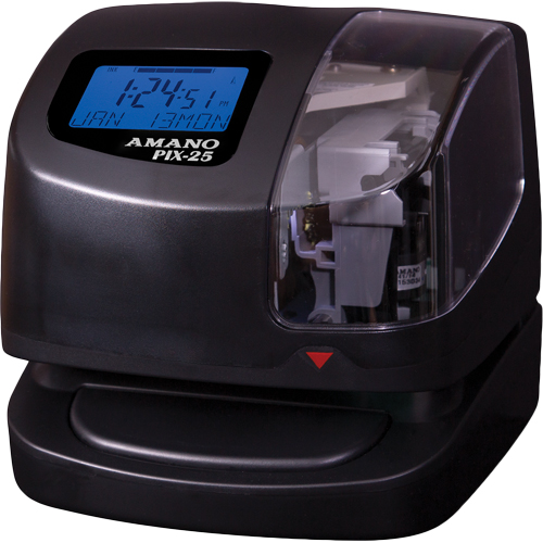 Horloge de pointage avec horloge atomique, Num&eacute;rique Brunswick Fyr & Safety