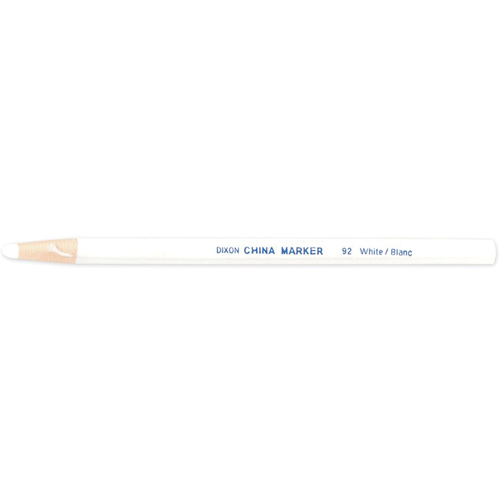 Dixon&reg; China Marker - White, White Brunswick Fyr & Safety