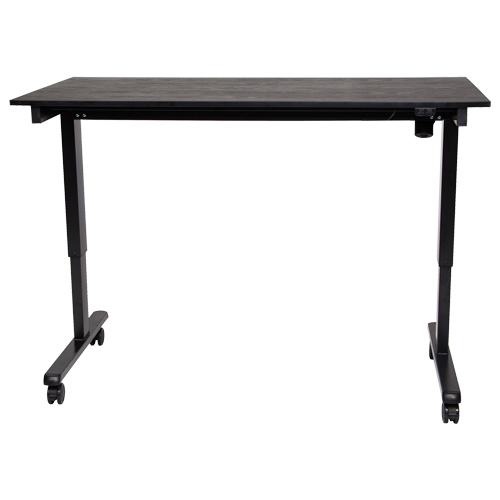 Bureau ajustable pour travail debout, , 45-1/4" h x 29-1/2" p, Noir Brunswick Fyr & Safety