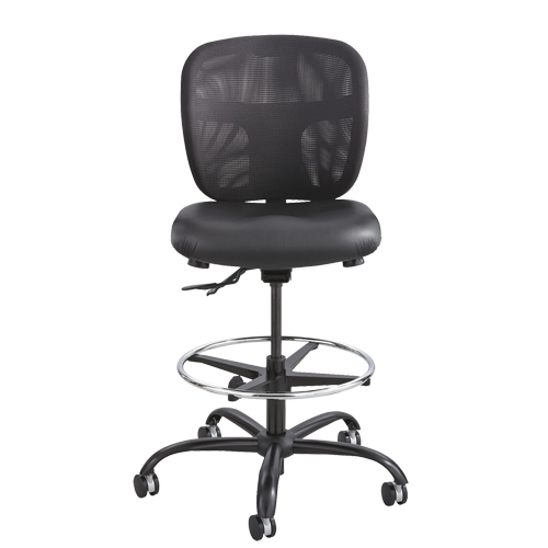 Tabouret robuste Vue, Vinyle, Noir, Capacit&eacute; 350 lb Brunswick Fyr & Safety