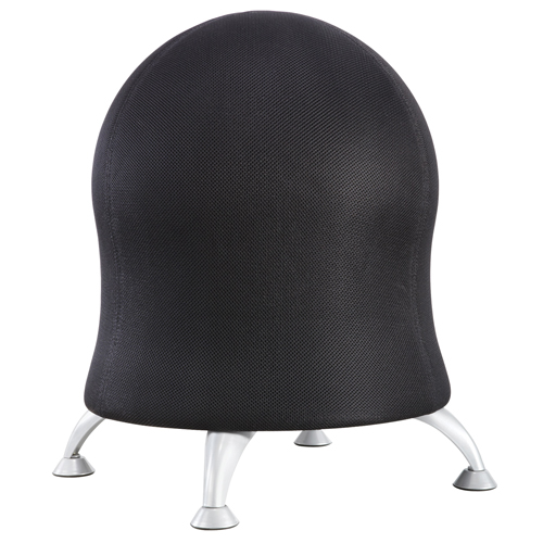 Zenergy Ball Chair, Fabric, Black, 250 lbs. Capacity Brunswick Fyr & Safety