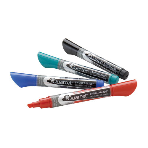 EnduraGlide&reg; Dry-Erase Markers, Assorted, Chisel Tip Brunswick Fyr & Safety