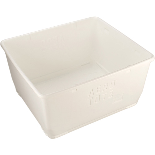 Food Storage Container, Plastic, 108 gal. Capacity, White Brunswick Fyr & Safety
