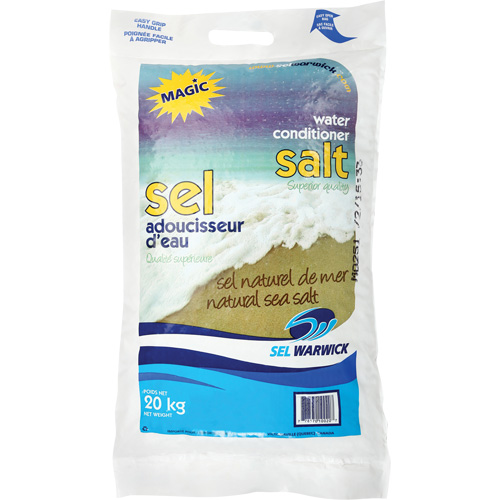 Sel adoucisseur d'eau Magic, 44,1 lb (20 kg), Sac Brunswick Fyr & Safety