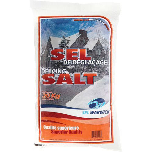 Sel fondant &agrave; glace, 44,1 lb (20 kg), Sac, -10°C (14°F) Brunswick Fyr & Safety