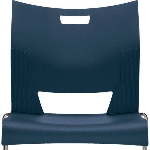 Chaise de formation sans bras Duet, Plastique, Hauteur 33-1/4", Capacit&eacute; 350 lb, Bleu Brunswick Fyr & Safety