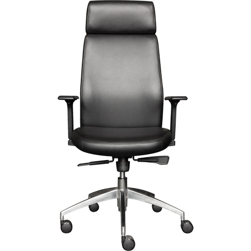 Activ Series High Back Executive Chair, Polyurethane/Vinyl, Black, 275 lbs. Capacity Brunswick Fyr & Safety