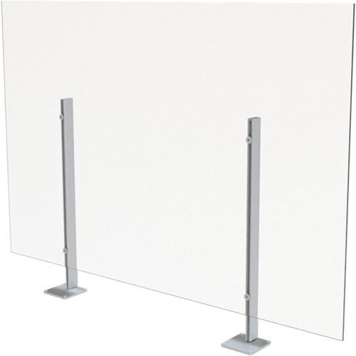 Surface Mount Sneeze Guard, 36" W x 36" H Brunswick Fyr & Safety