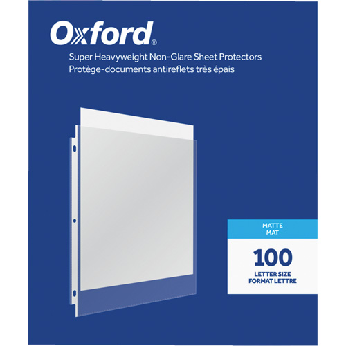 Oxford&reg; Heavyweight Non-Glare Sheet Protectors Brunswick Fyr & Safety