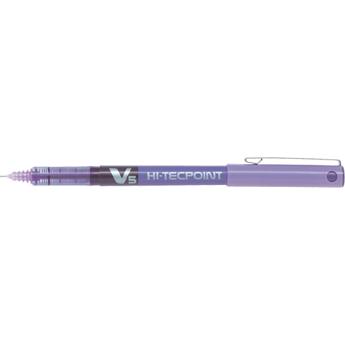 Hi-Tecpoint Pen, Purple, 0.5 mm Brunswick Fyr & Safety