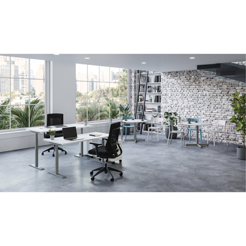 Newland Height-Adjustable Rectangular Table Brunswick Fyr & Safety