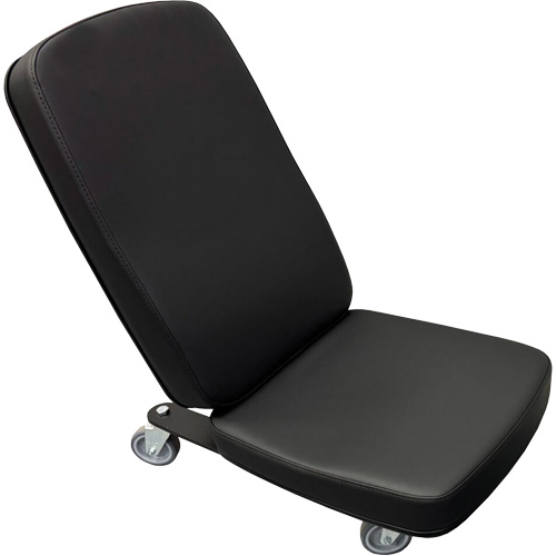 Mini chaise industrielle FLEX, Vinyle, Noir, Capacit&eacute; 280 lb Brunswick Fyr & Safety