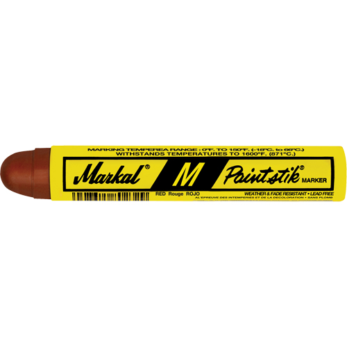 B&acirc;ton de peinture M Paintstick pour traitement &agrave; chaud, B&acirc;ton plein, Rouge Brunswick Fyr & Safety