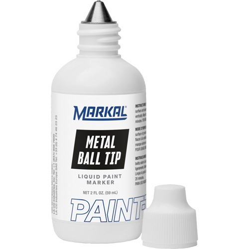 Paint-Riter&reg; Metal Ball Tip, Liquid, Black Brunswick Fyr & Safety