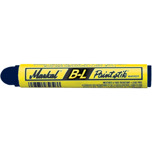B&acirc;tons de peinture pour surfaces froides - B-L Painstik -50°F &agrave; 150°F, B&acirc;ton plein, Bleu Brunswick Fyr & Safety