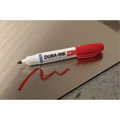 Dura-Ink&reg; Marker #55, Red, Chisel Tip Brunswick Fyr & Safety