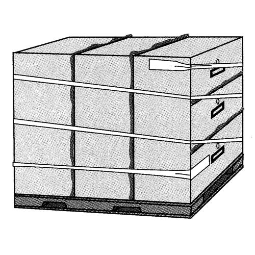 Ruban extensible, &eacute;paisseur 5 mils, 38,1 mm (1-1/2") x 55 m (180')  Brunswick Fyr & Safety