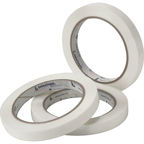 White General Purpose Strapping Tape, 2.7 mils Thick, 12 mm (47/100") x 54.864 m (180')  Brunswick Fyr & Safety
