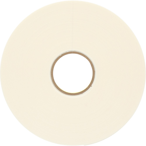 Double Coated Polyethylene Foam Tape 4466, 12.7 mm (1/2") W, 62 mils, Polyethylene Brunswick Fyr & Safety