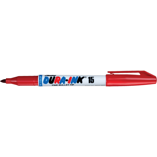 Dura-Ink&reg; Markers - #15, Red, Fine Tip Brunswick Fyr & Safety