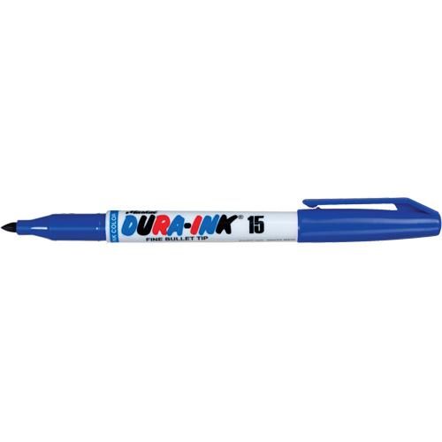 Dura-Ink&reg; Markers - #15, Blue, Fine Tip Brunswick Fyr & Safety