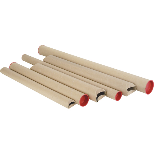 Snap-Seal Mailing Tubes, 2" W x 18" L Brunswick Fyr & Safety