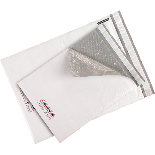 XPak Polyethylene Bubble Mailers, Polyethylene, 6-1/2" W x 10" L Brunswick Fyr & Safety