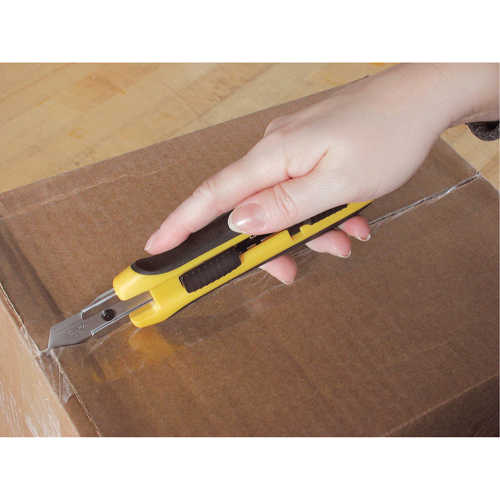 Five-Position Safety Knife, 18 mm, Silver, Rubber Handle Brunswick Fyr & Safety