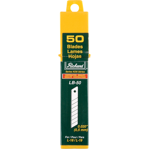 Replacement Blades, Snap-Off Style Brunswick Fyr & Safety