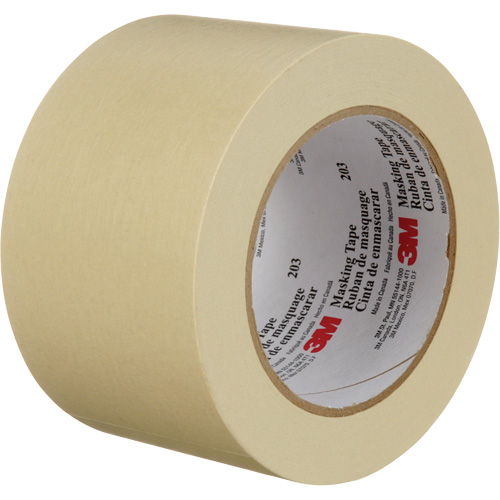 Rubans-cache Highland 203, 72 mm (3") x 55 m (180'), Beige Brunswick Fyr & Safety